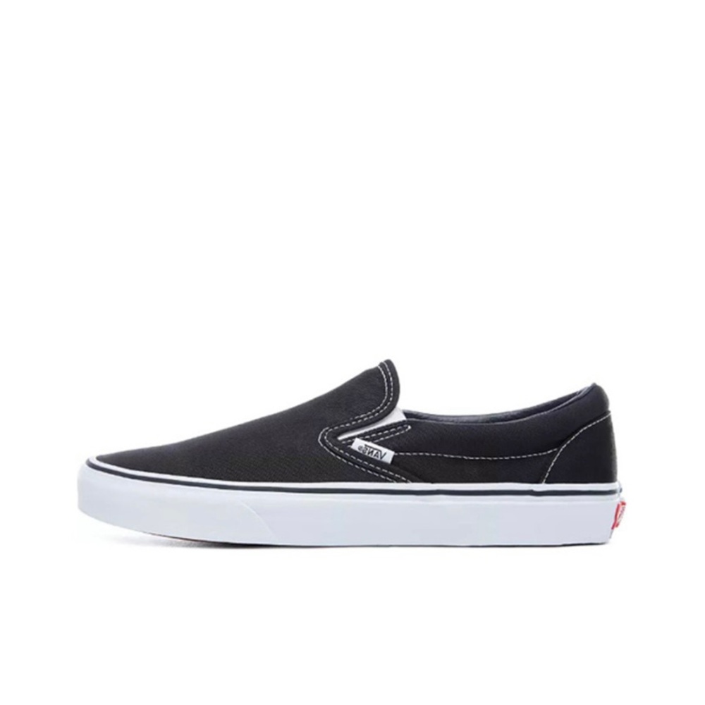 VANS Classic Slip-on Black White 
Women Shoes Sneakers VN000EYEBLK